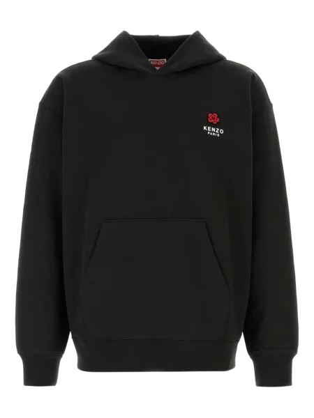 Hanorac cu glugă Kenzo cu model floral negru