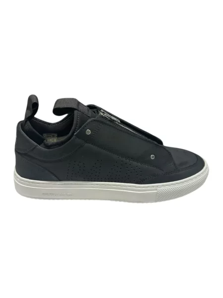 Sneakersy P448 skórzane czarne