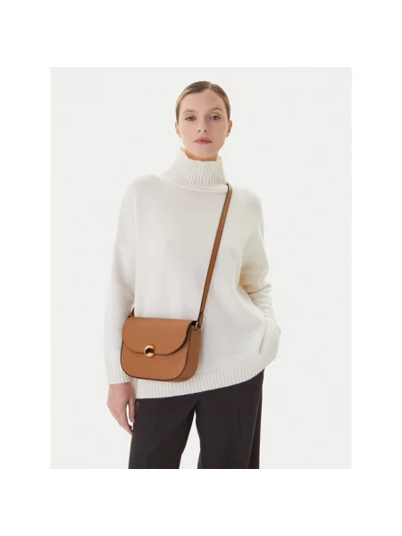 Furla Torebki Kobieta ONE SIZE Skóra Moonlight S Crossbody brązowy