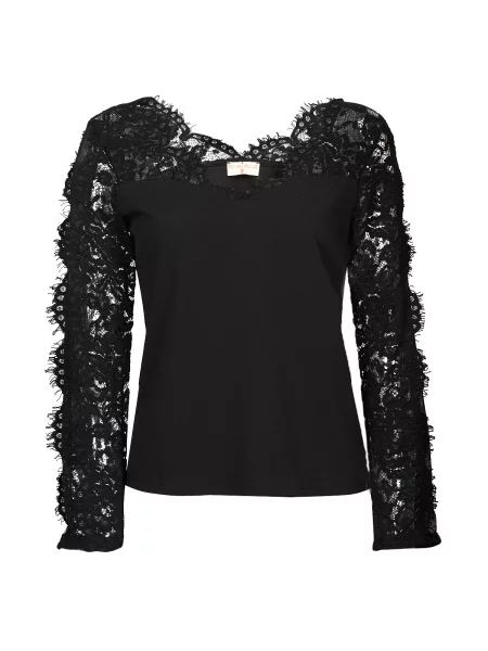 Top Moony Mood črna