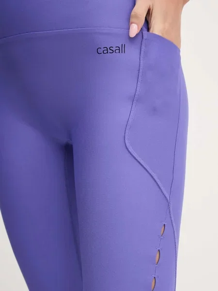 Однотонные леггинсы Casall фиолетовые