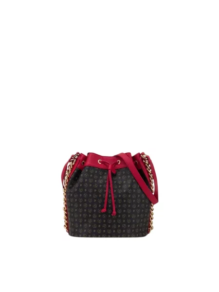 Torebka crossbody Pollini z nadrukiem czerwona
