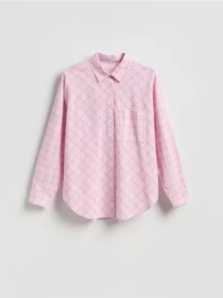 Reserved Cămașă din în carouri roz