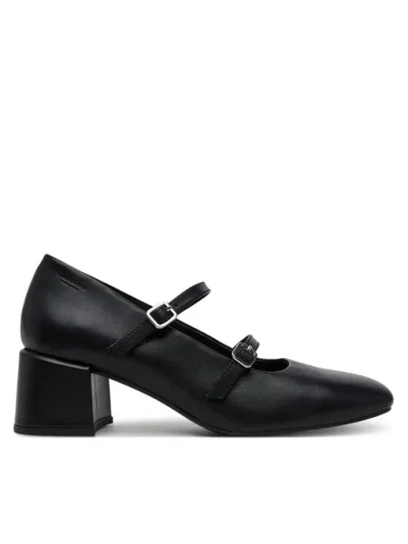 Кожени обувки с дебел Vagabond Shoemakers ADISON с дебел черно
