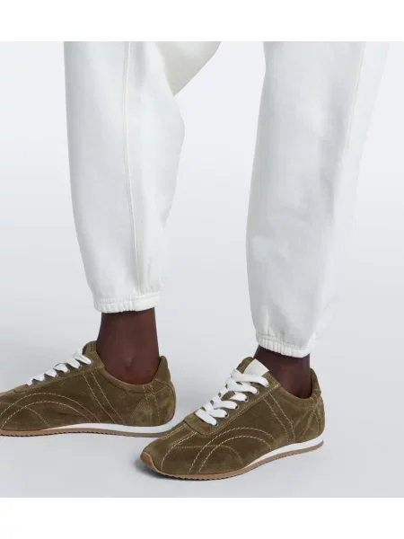 Polo Ralph Lauren Nohavice červená / biela ako vlna béžová