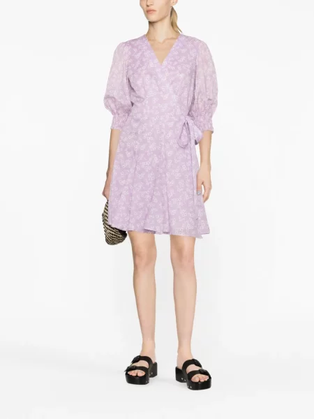 Lniane szorty Polo Ralph Lauren w kwiatki bez obcasa zielone
