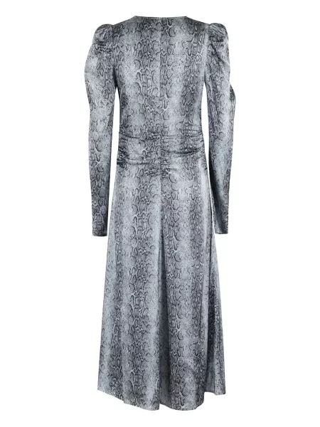 Rochie Ganni cu imagine de costum albastru