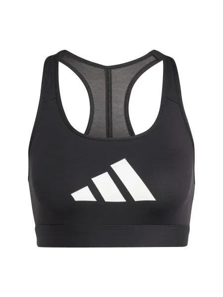 ADIDAS PERFORMANCE Sportski grudnjak POWER REACT crna bijela