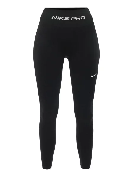 NIKE Pantaloni sport Nike Pro negru alb