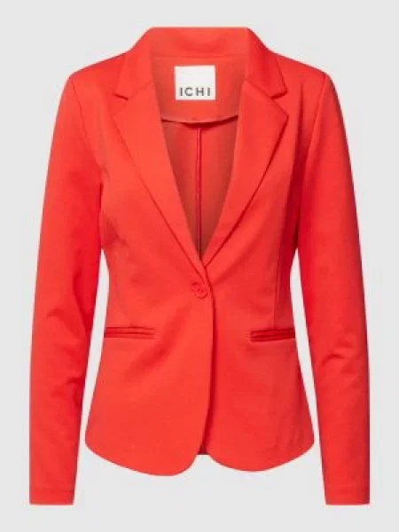 Żakiet z kołnierzem z połami model ‘Kate’ Ichi czerwona