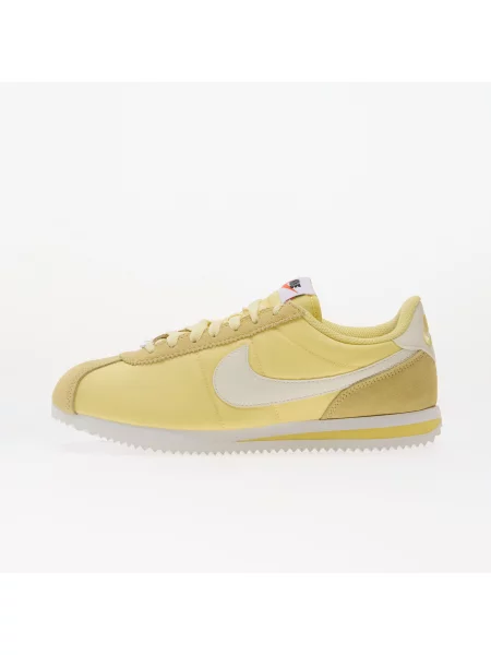 Sneakers Nike Cortez Textile Soft Yellow/ Sail-White-Safety Orange EUR alb