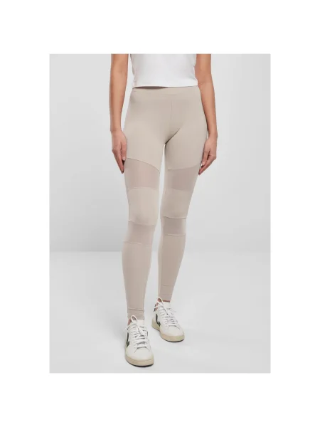 Leggings Urban Classics plasă gri