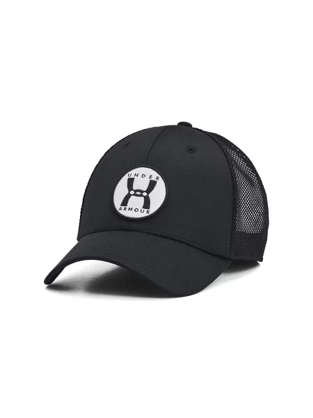 Шапка с козирка Under Armour с апликация черно