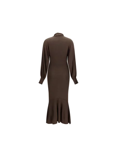 Sukienka Jacquemus brązowa