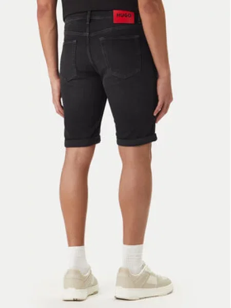 HUGO Džinsiniai šortai Tapered Fit pilka
