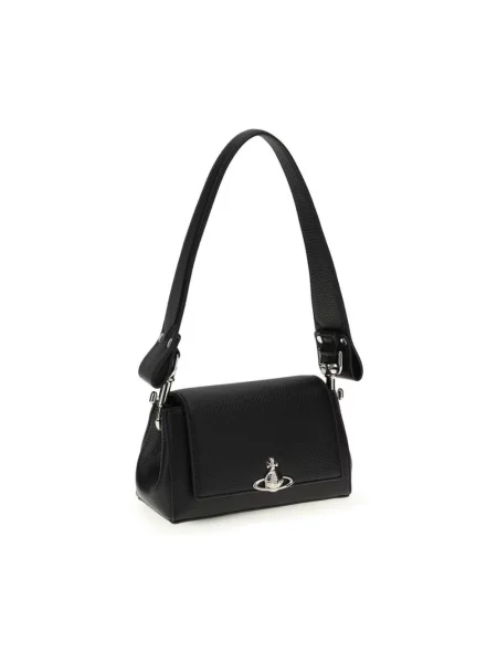 Torebka Vivienne Westwood z logo czarna