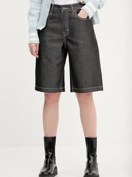 Guess Originals szorty jeansowe czarne