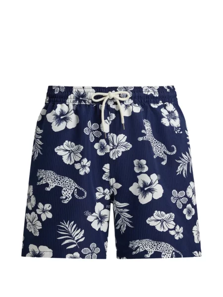 Ριγέ δερμάτινος κάλτσες Polo Ralph Lauren με κορδόνι μαύρο