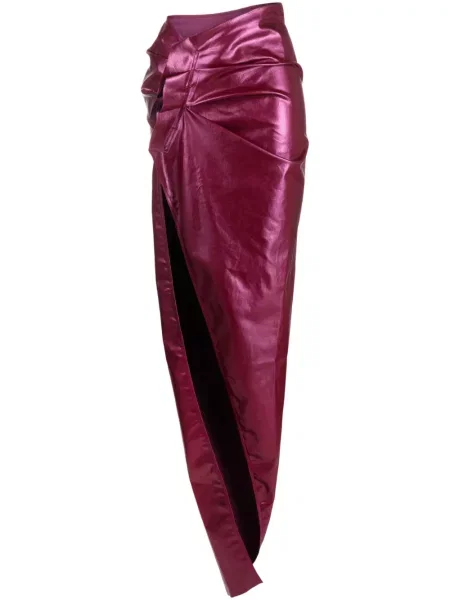 Fustă Rick Owens drapată roz