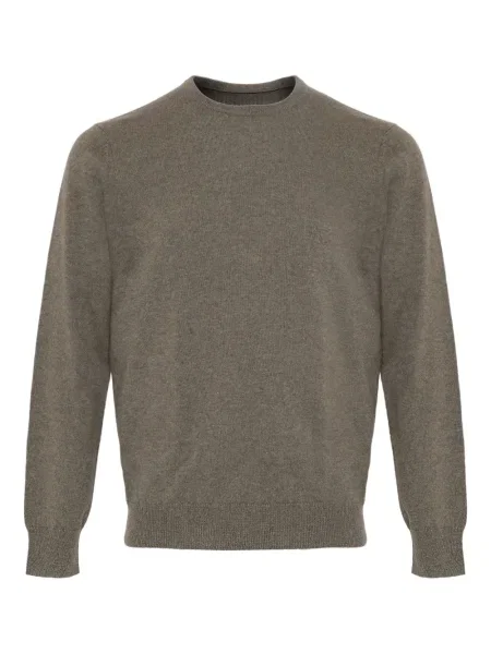 Pulover de cașmir Yves Salomon din cașmir cu decolteu rotund gri