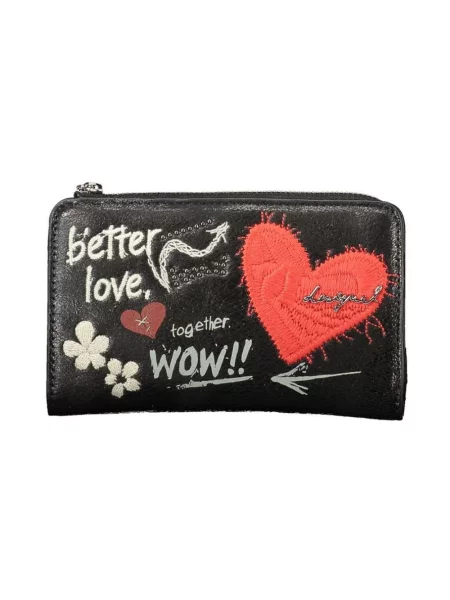 Portfel Desigual w serca czarny