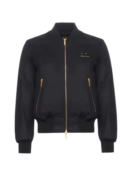 Geacă Armani Exchange cu autograf negru