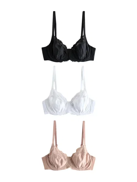 Next Sutien bej / negru alb