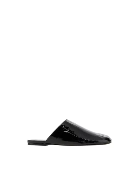 Klapki mules Stuart Weitzman czarne