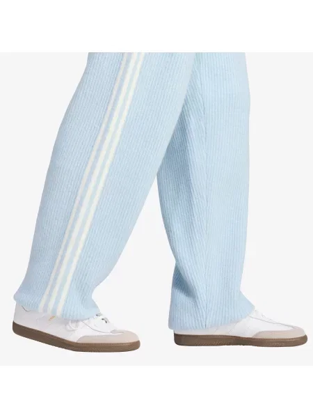Pletené jogger nohavice Adidas Originals modrá