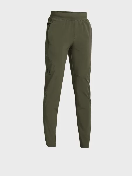 Детские спортивные штаны Under Armour зеленые