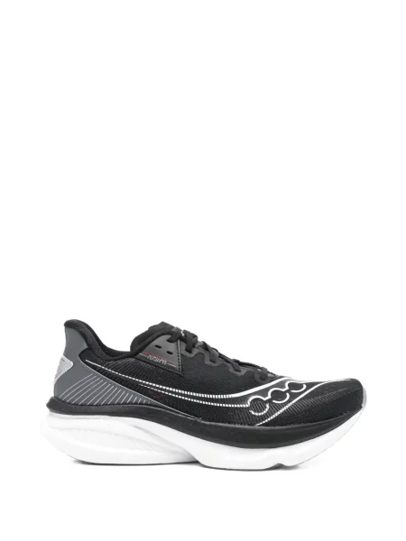 Sneakerși Saucony cu șireturi din dantelă negru