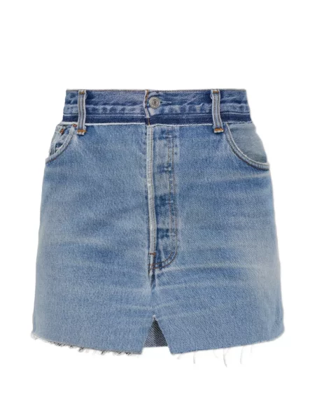 Fusta mini Vetements albastru