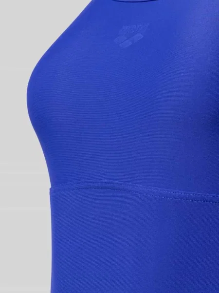 Kostium kąpielowy o kroju slim fit z wycięciem na plecach z tyłu Arena niebieski