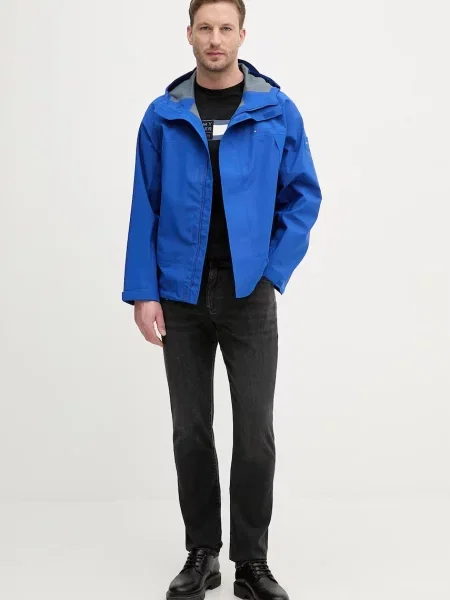 Tommy Hilfiger prechodná bunda pánska modrá