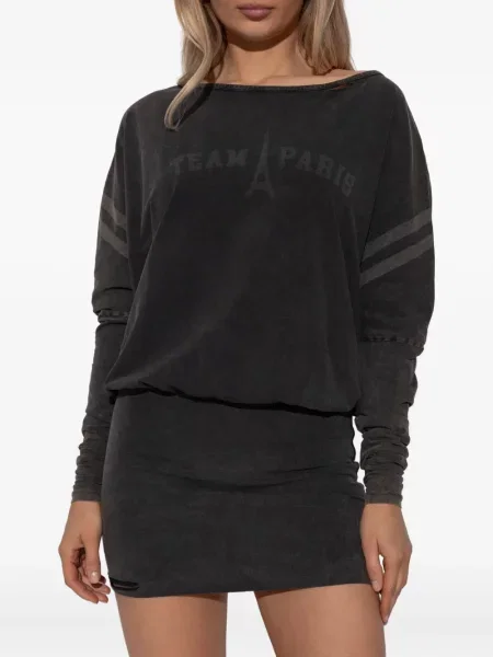 Rochie maxi Misbhv lungă de costum negru