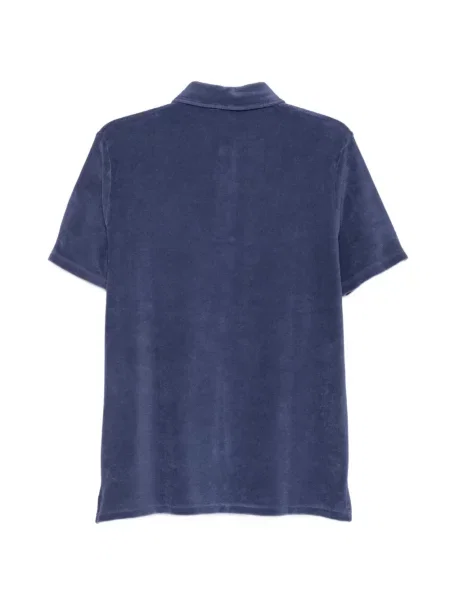 Tricou polo Altea din material terry albastru