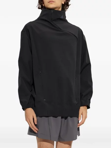 Sală de gimnastică lung sutien Adidas din piele negru