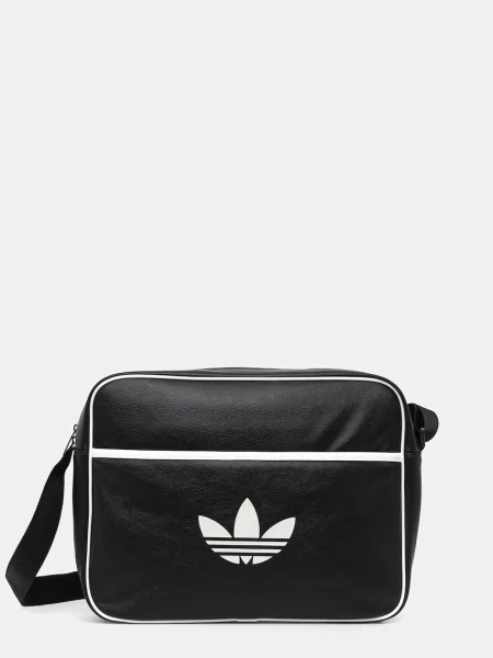 ADIDAS ORIGINALS Taška cez rameno Airliner / biela čierna
