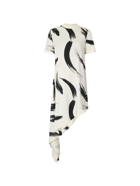 Rochie Loulou De Saison cu imagine cu imprimeu abstract în linie A