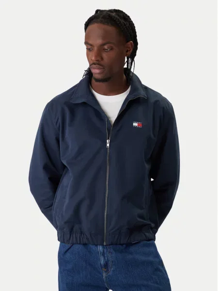 Tommy Jeans Prehodna jakna Essential Mornarsko modra