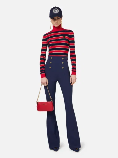 Брюки Elisabetta Franchi синие