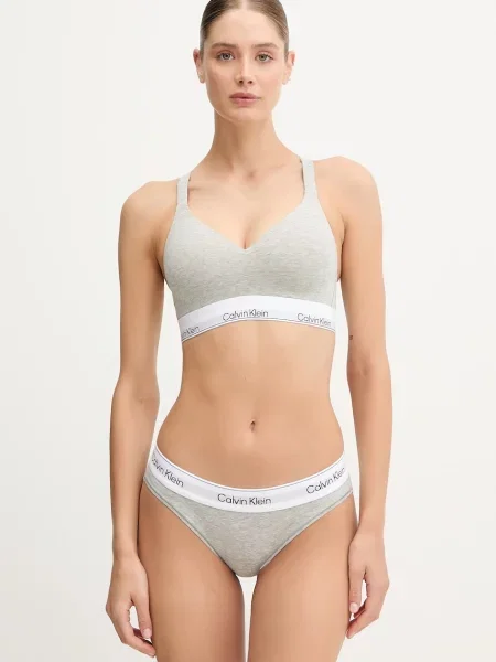Calvin Klein Underwear kalhotky s bavlnou šedé