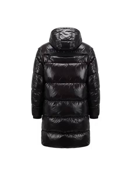 Kurtka puchowa Bottega Veneta z kapturem czarna