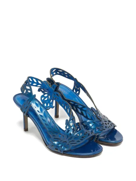 Sandale Sergio Rossi slingback albastru