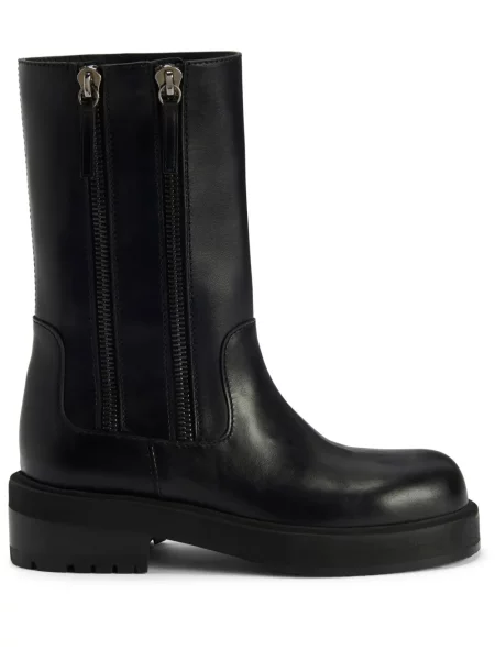 Cizme scurte Giuseppe Zanotti din piele negru
