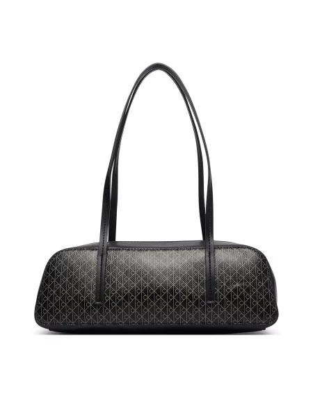 Torbica Calvin Klein Emblem Aop Bauletto crna