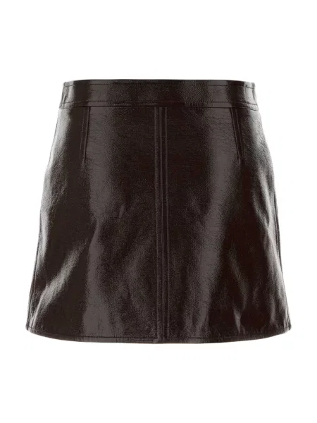Spódnica mini Courreges brązowa