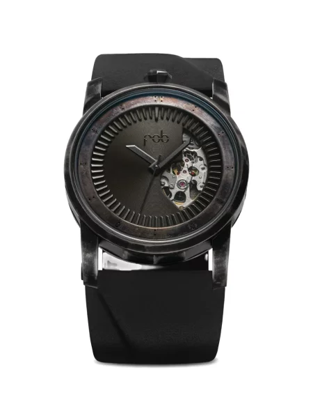 Ceas Fob Paris din piele negru