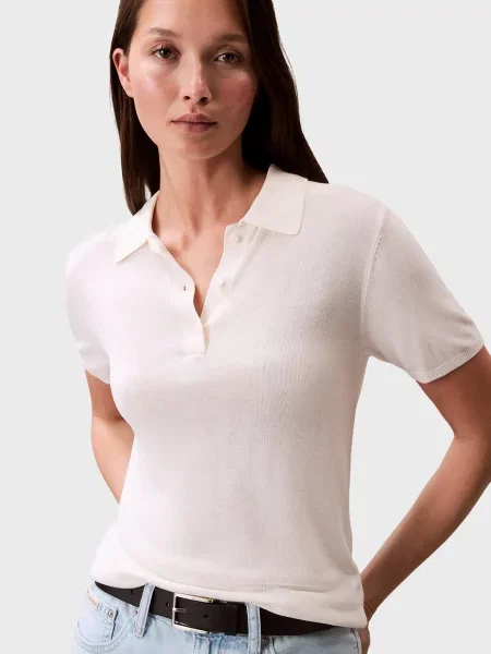 Поло Calvin Klein белое