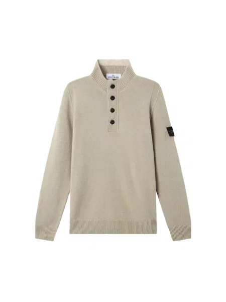 Sweter Stone Island z kamieniami beżowy
